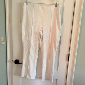 LOFT White Textured Fabric